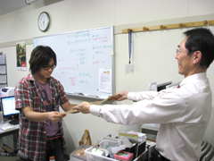 東影君、入選!